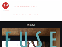 Tablet Screenshot of fusemagazine.com